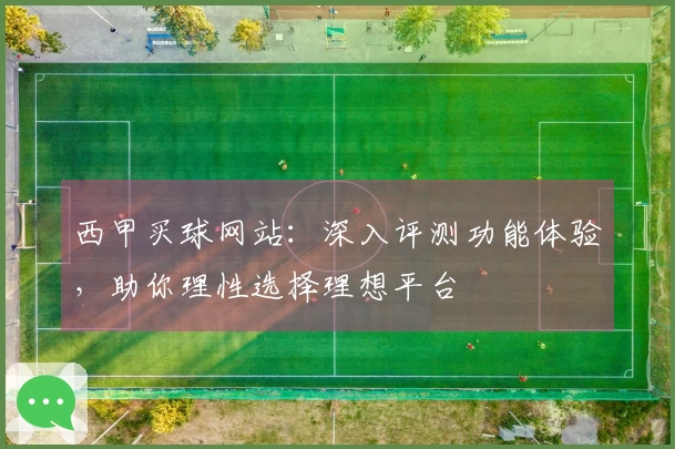 西甲买球网站：深入评测功能体验，助你理性选择理想平台